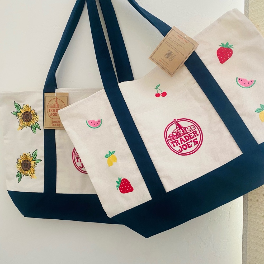 Set of Trader Joe’s Canvas Full size Totes
Listing is for both bags - Picture 1 of 9